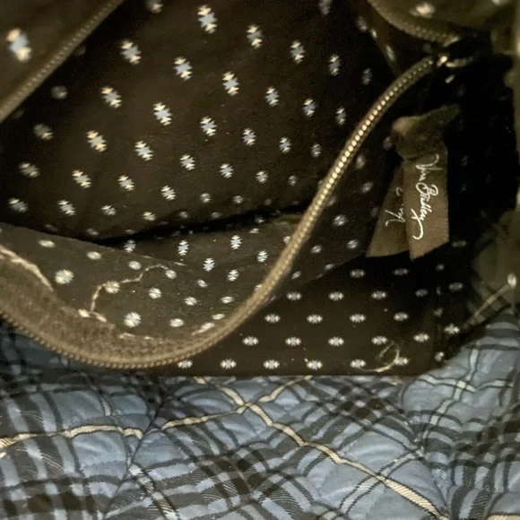 Vera Bradley Black and White Tote with Eyeglass Case - Picture 7 of 7